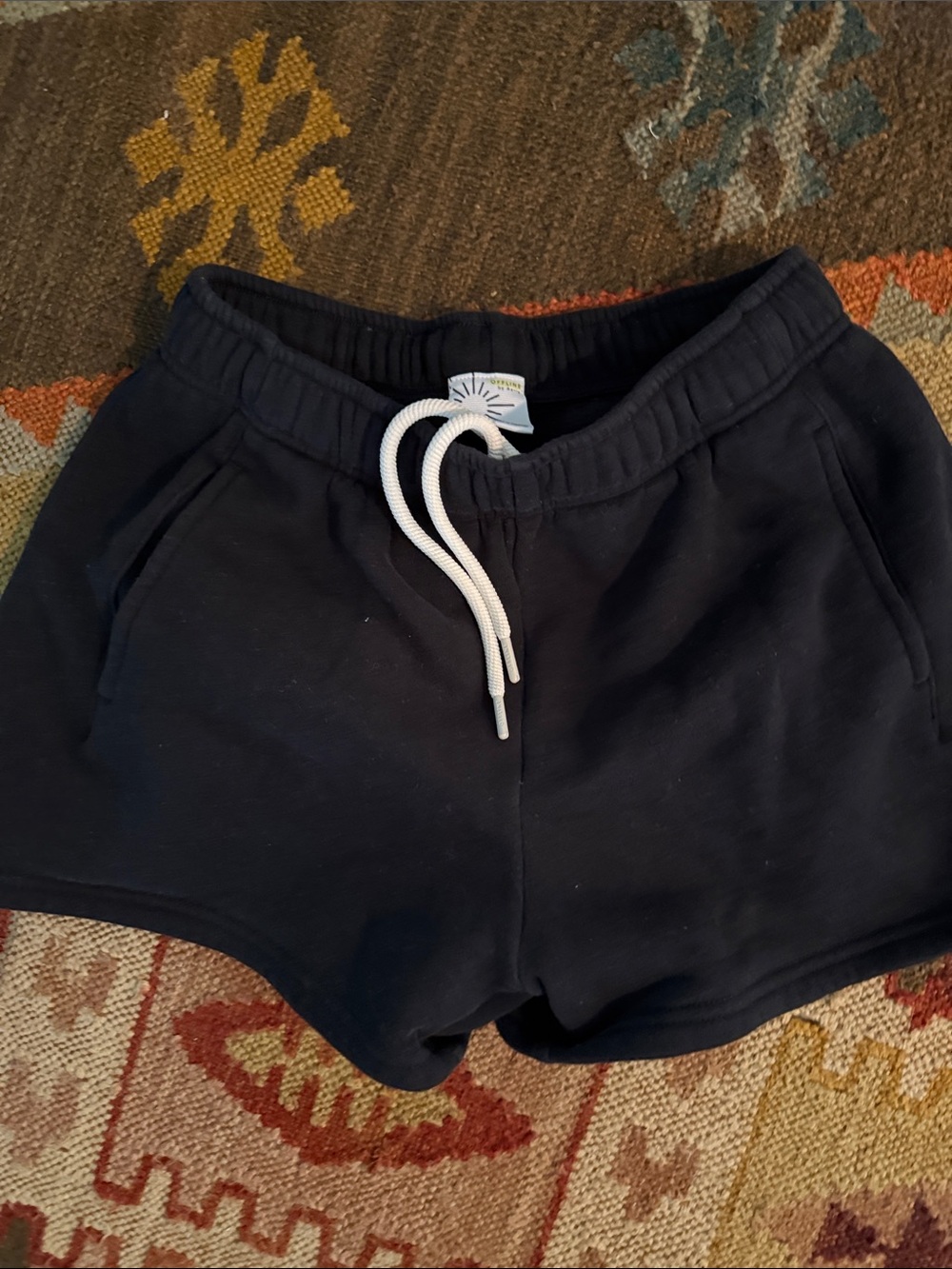 Offline by Aerie Women's Black Drawstring sweat Shorts